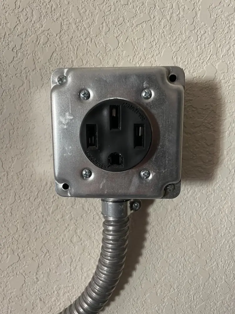 NEMA 14-50 outlet installed for Electrical Panel Upgrade in Dade City